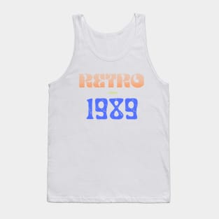 Retro Birthyear 1989 Tank Top